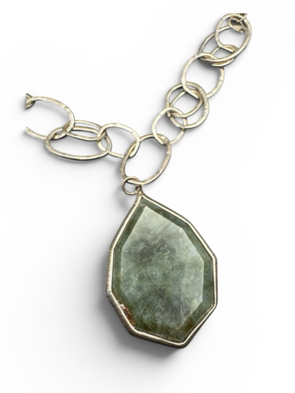 Vintage Silpada Sterling Silver Labradorite Wild Blue Yonder Necklace 24”
